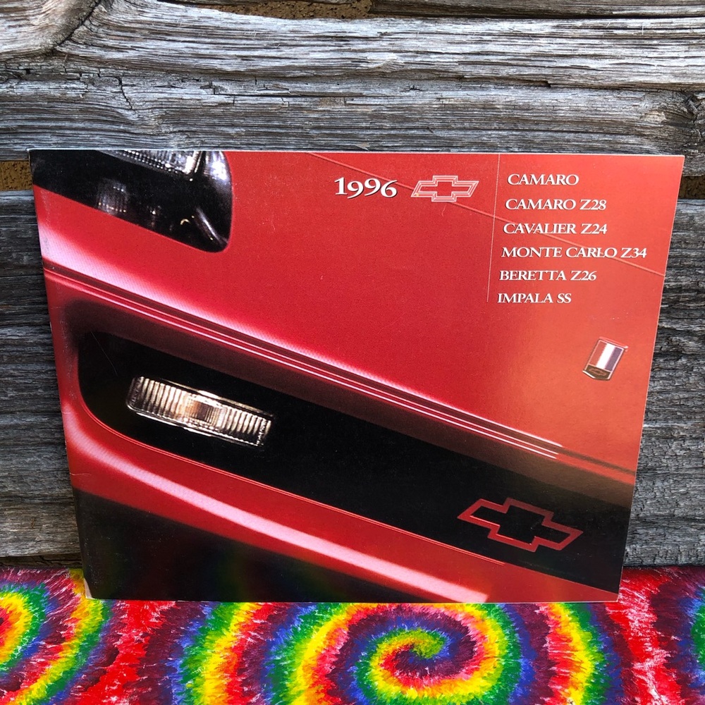 ❤️‍🔥1996 Chevrolet Chevy Camaro car dealership Brochure Camaro Z28, Z24